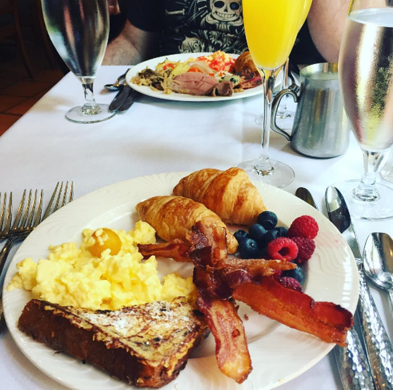 Las Canarias
112 College, (210) 518-1063,  omnihotels.com
Choose dishes from the griddle or feast on breakfast menu classics. There's no going wrong at Las Canarias.
Photo via Instagram, agwarren86