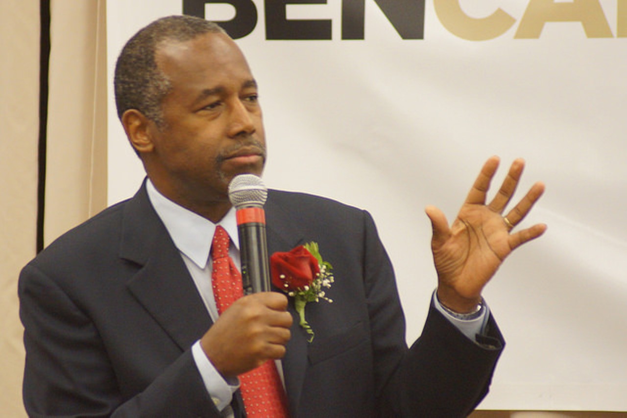 "Not only would I probably not cooperate with him, I would not just stand there and let him shoot me, I would say, &#145;Hey guys, everybody attack him. He may shoot me, but he can&#146;t get us all,'" -- Presidentical candidate Ben Carson on what he would do if faced with an active shooter.
