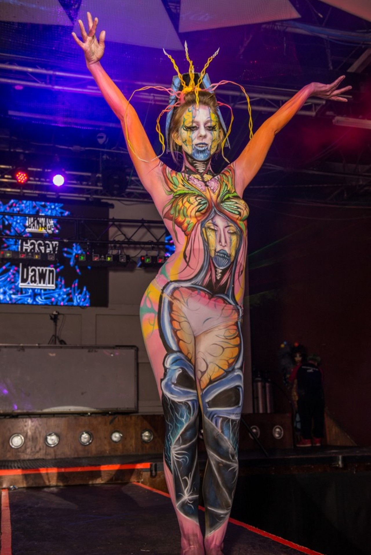75 Colorful, NSFW Moments from the Texas Body Paint Competition
