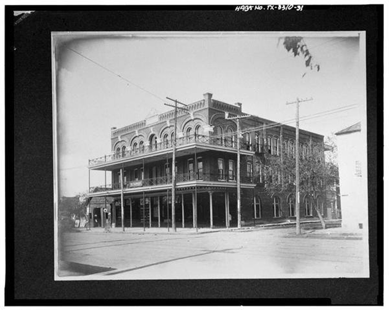 The Fairmount Hotel on East Commerce St., which was built in 1906, before it was moved to South Alamo in 1985. Check out a video of the move  here.