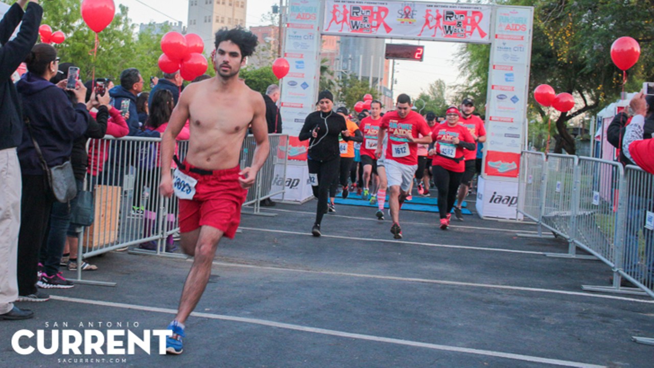Moments from the San Antonio Aids Foundation's Run & Walk For Aids