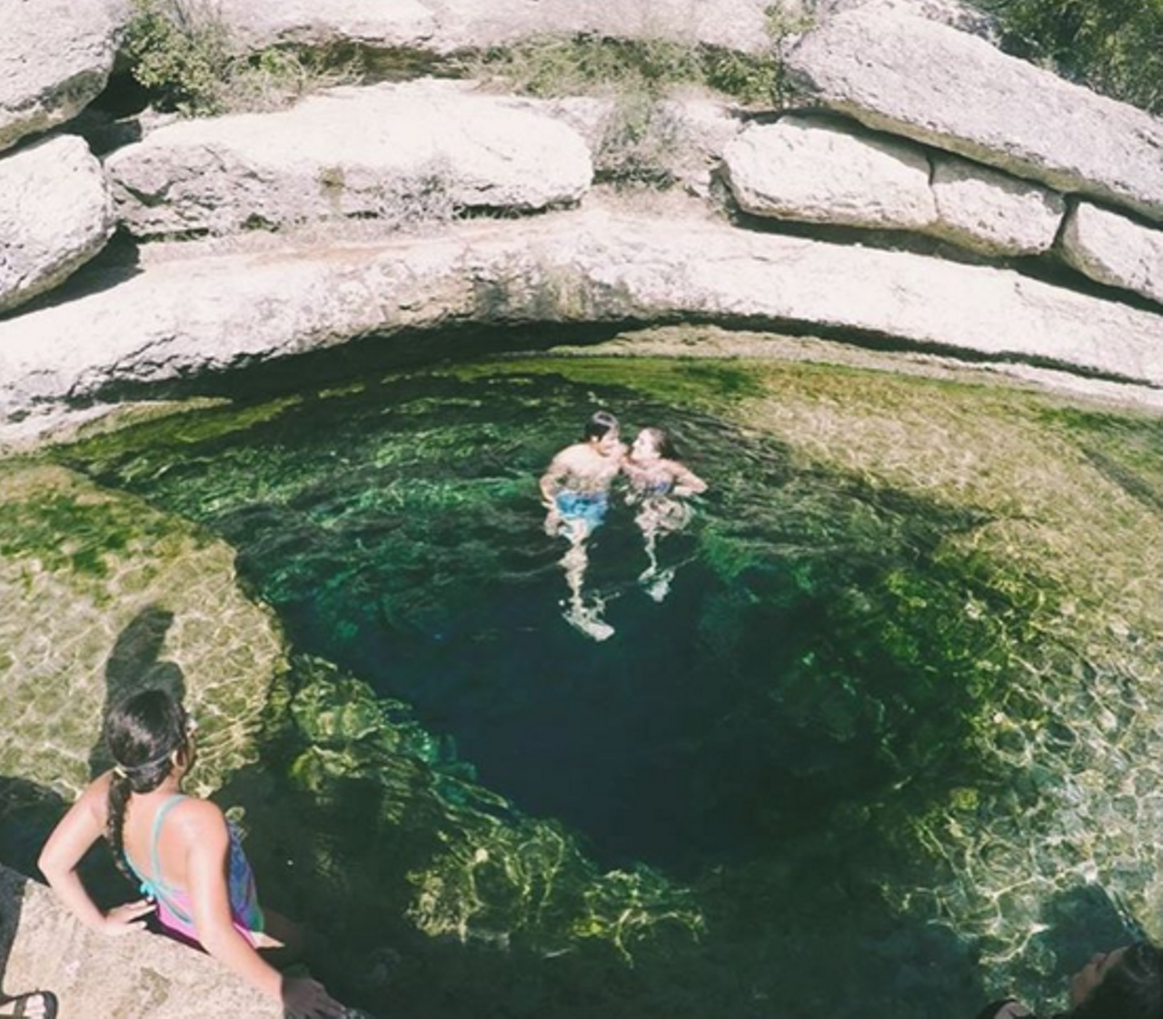 Jacob's Well
Located in Wimberly about an hour out, Jacob's Well is a spot that should be on your summer bucket list. Every summer. 
Photo via Instagram/lisaelektra