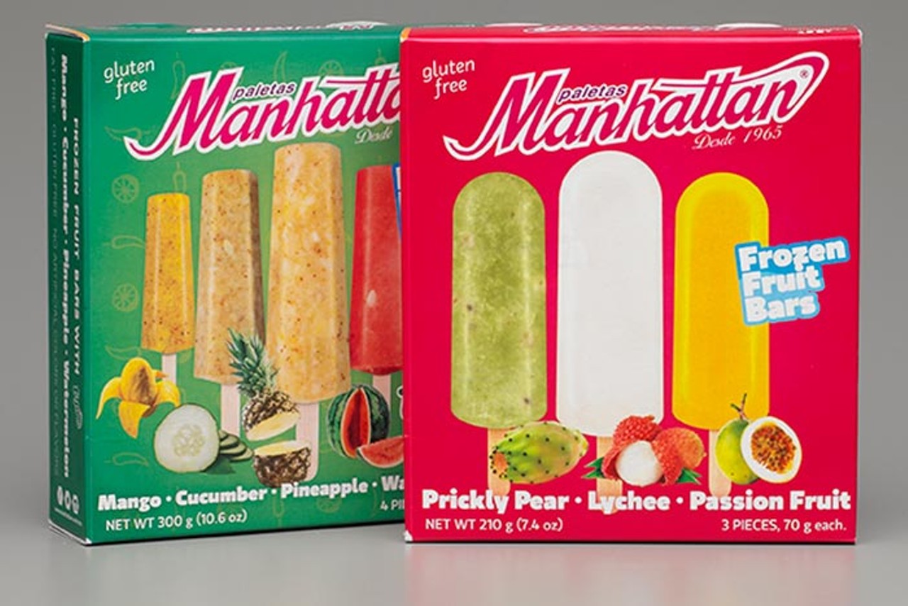 Manhattan Paletas
Just in time for warmer Texas temperatures, these frozen fruit pops are all-natural and made with real fruit. The array of flavors come in classics like Mango, Watermelon, and Pineapple or the exotic like Lychee, Prickly Pear, and Passion Fruit.