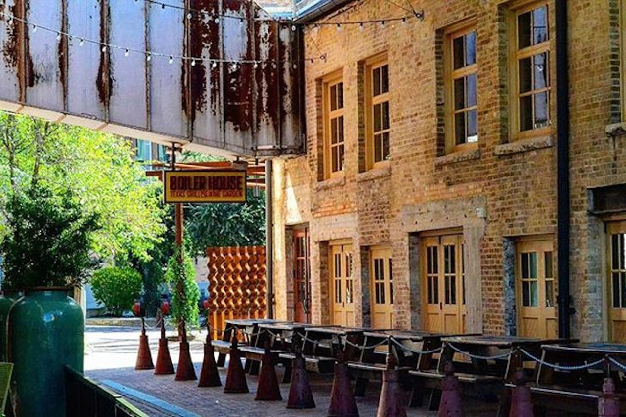 Boiler House  
312 Pearl Pkwy., (210) 354-4644, boilerhousesa.com
Don't exclude your canine companion from a special dinner at the Boiler House, a historical venue housed in the Pearl Brewery. 
Photo via Instagram (76dmo)
