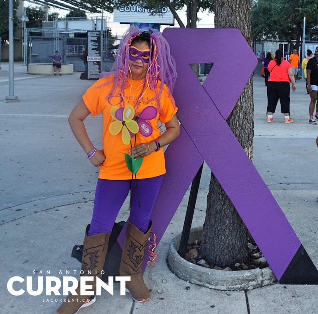 Photos from the Walk to End Alzheimers at the AT&T Center
