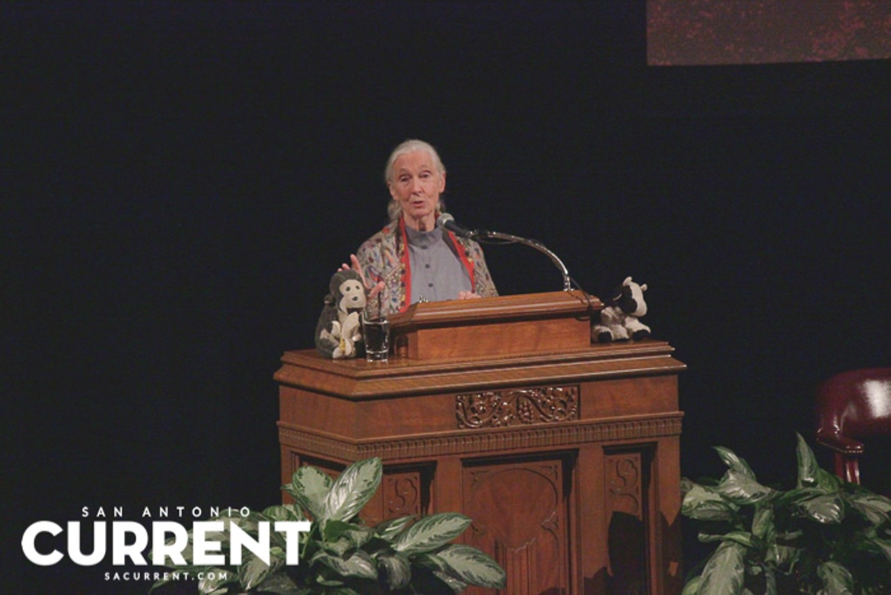 25 Photos of Jane Goodall at Trinity University