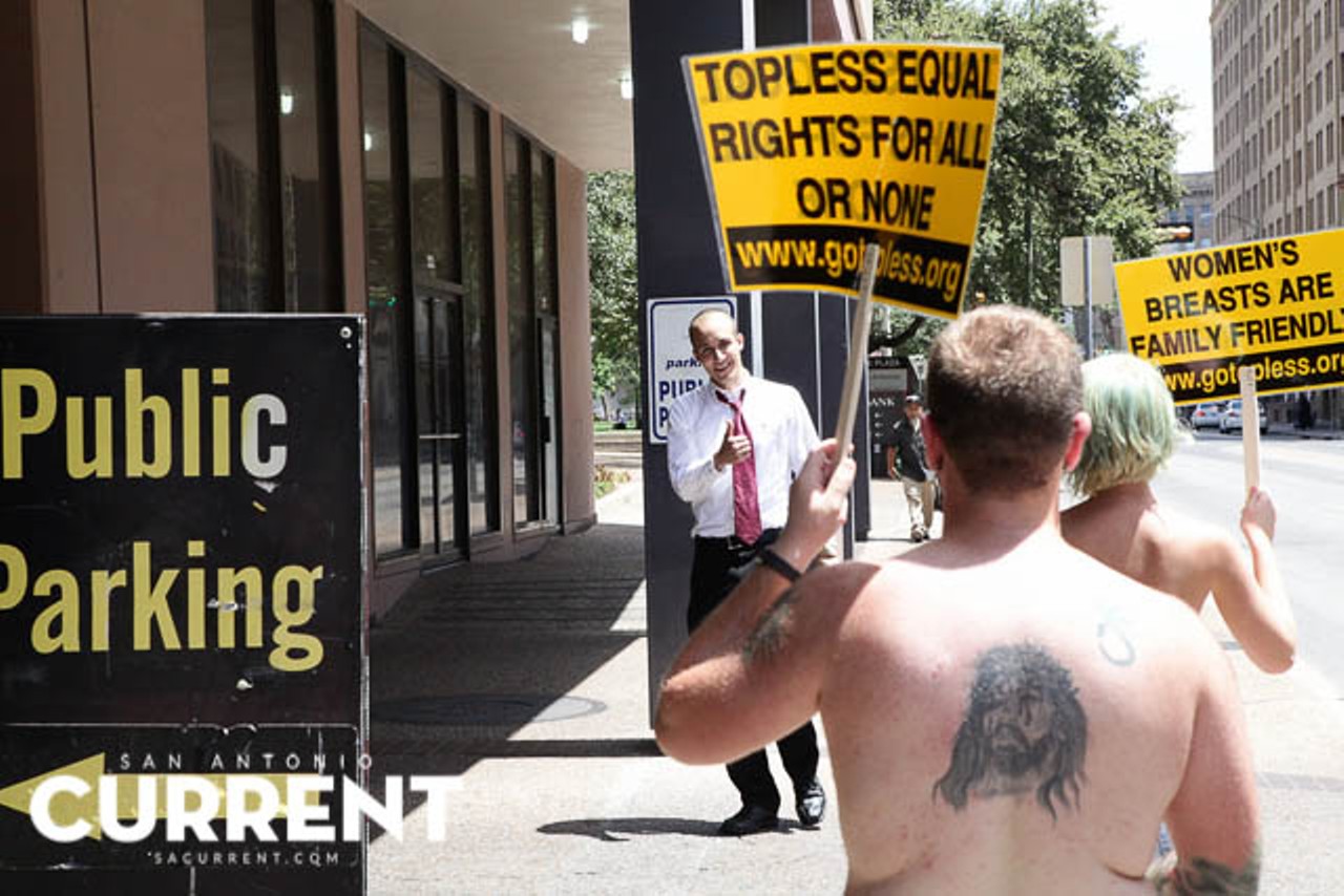 12 Provocative Pics from the SA Go Topless Rally