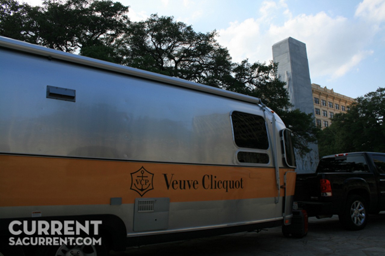Veuve Clicquot Airstream Event at the Alamo