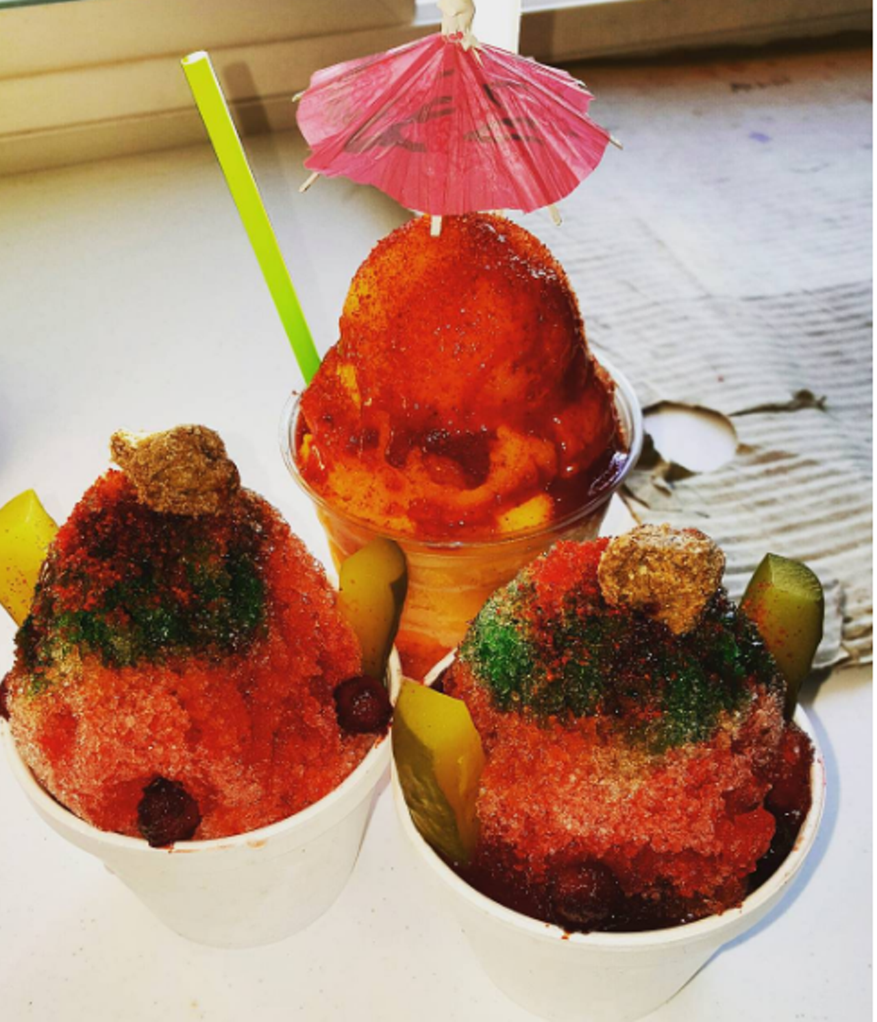 Drake&#146;s Fun Foods
Visit Drake&#146;s for raspas, picadillies all topped with oodles of chamoy to end your day. 
Photo via Instagram,  Drake&#146;s Fun Foods