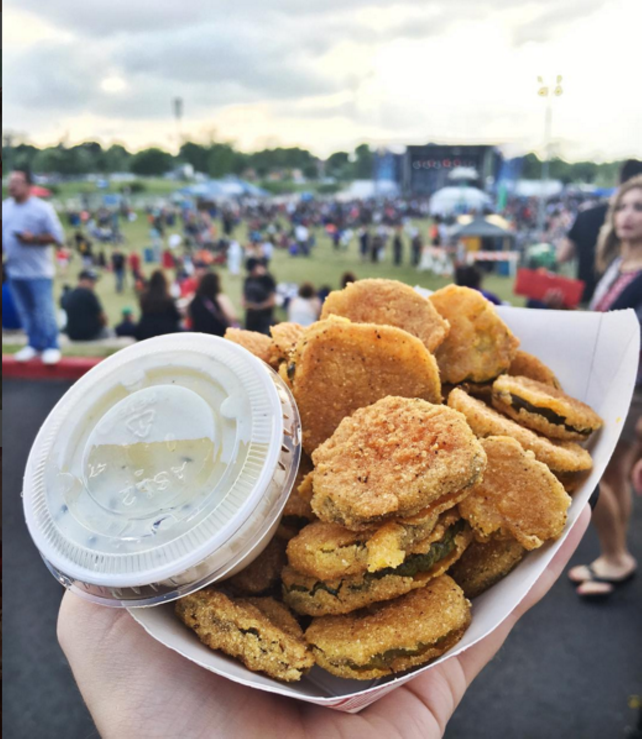 Trust us, you need these fried pickles in your life. Like, right now.
Photo via Instagram/eat_it_b