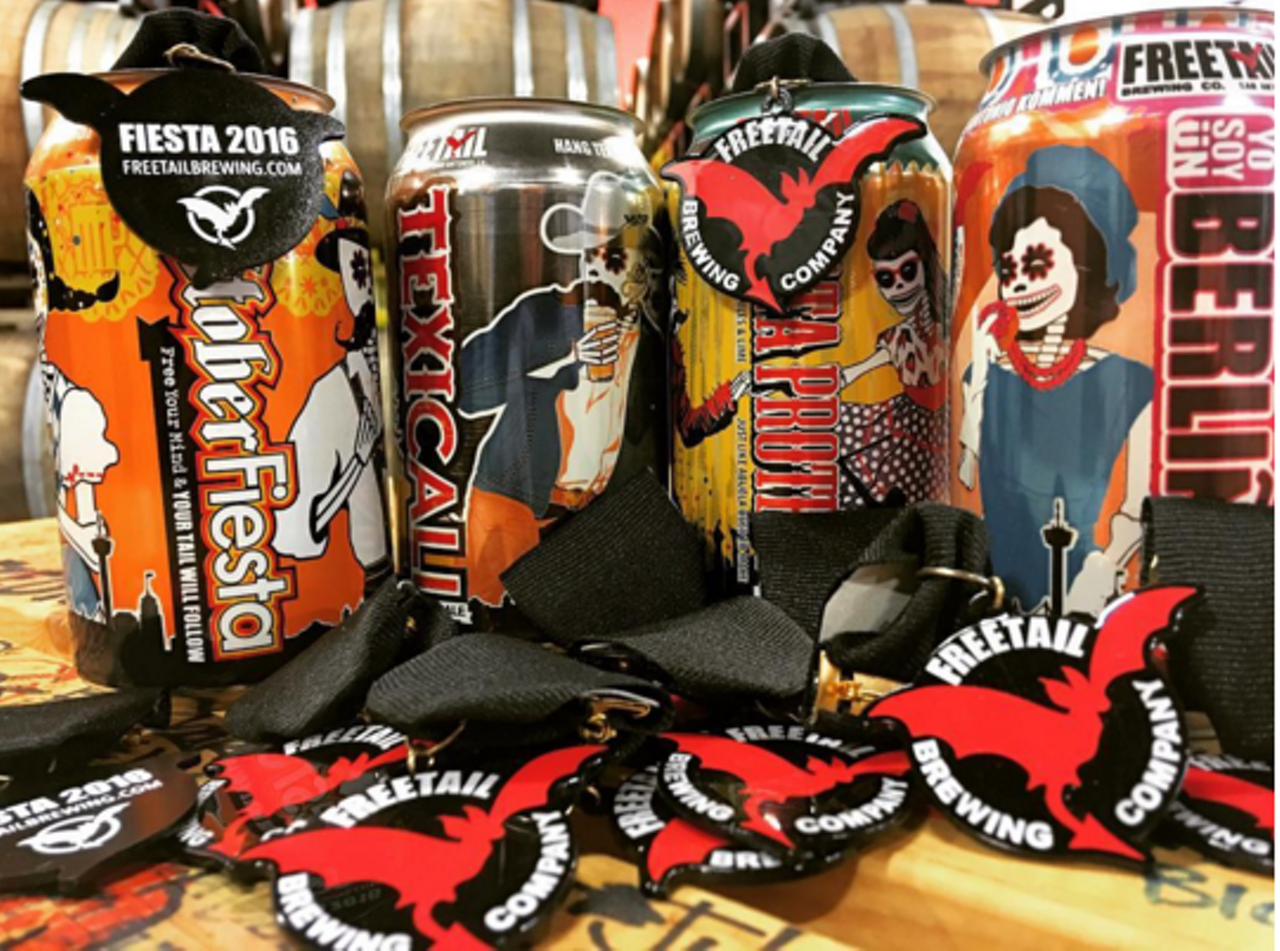 Freetail
Serving: Bat Outta Helles and Pinata Protest
Photo via Instagram/freetailbrewing
