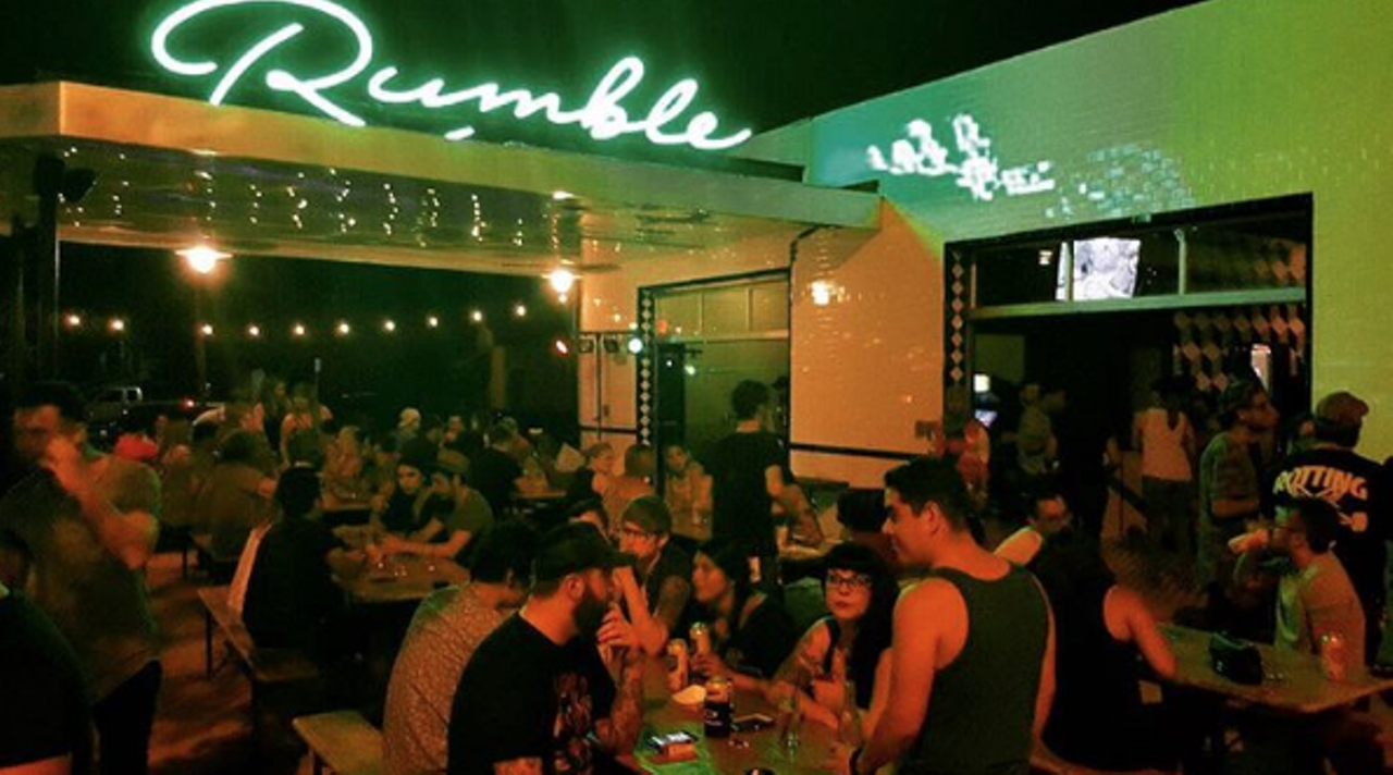 Rumble
2420 N. St. Mary's St.,  facebook.com/rumblesatx
You know you&#146;re going to run into that former fukboi at Rumble for Drake night, but you&#146;ll also run into plenty of cocktail-loving pals. The industry-fave known for boozy drinks and a chill patio knows how to get people out with their themed nights. Take a shot for Drizzy with all your day ones. 
Photo via Instagram,  bearded.music