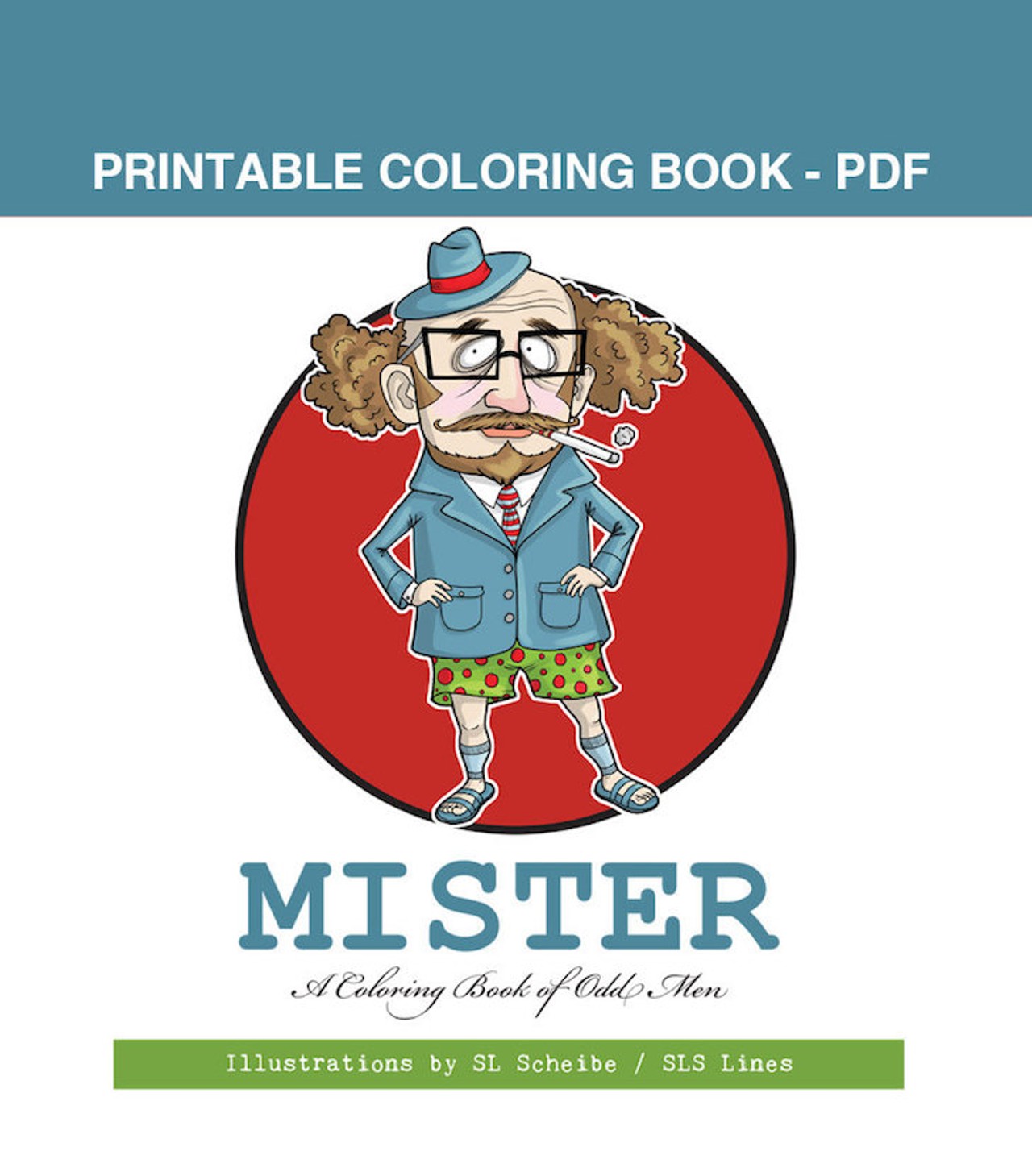  Mister: A Coloring Book of Odd Little Men
Whatever floats your boat &#133;
Buy it at etsy.com 