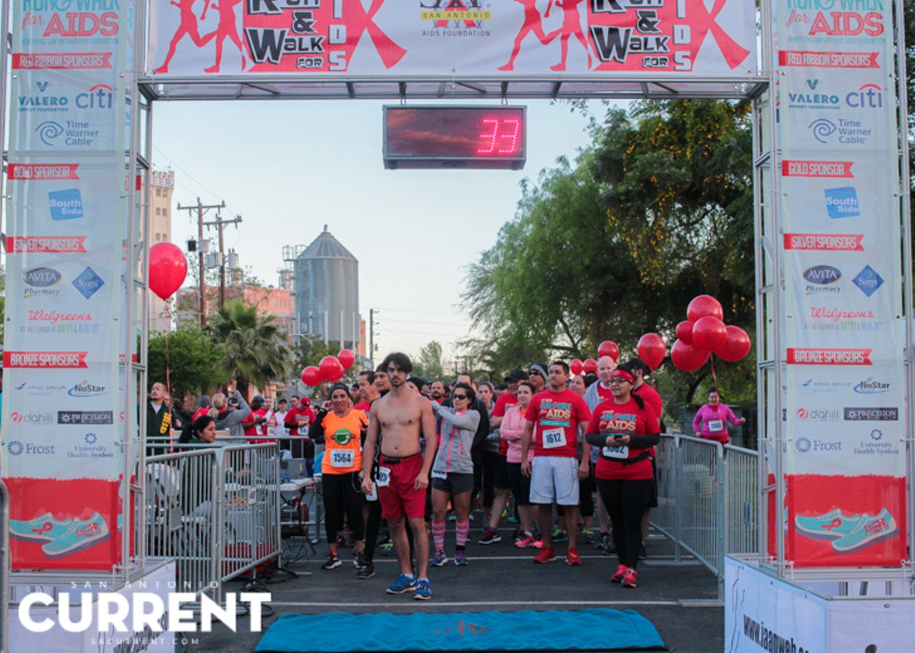 Moments from the San Antonio Aids Foundation's Run & Walk For Aids