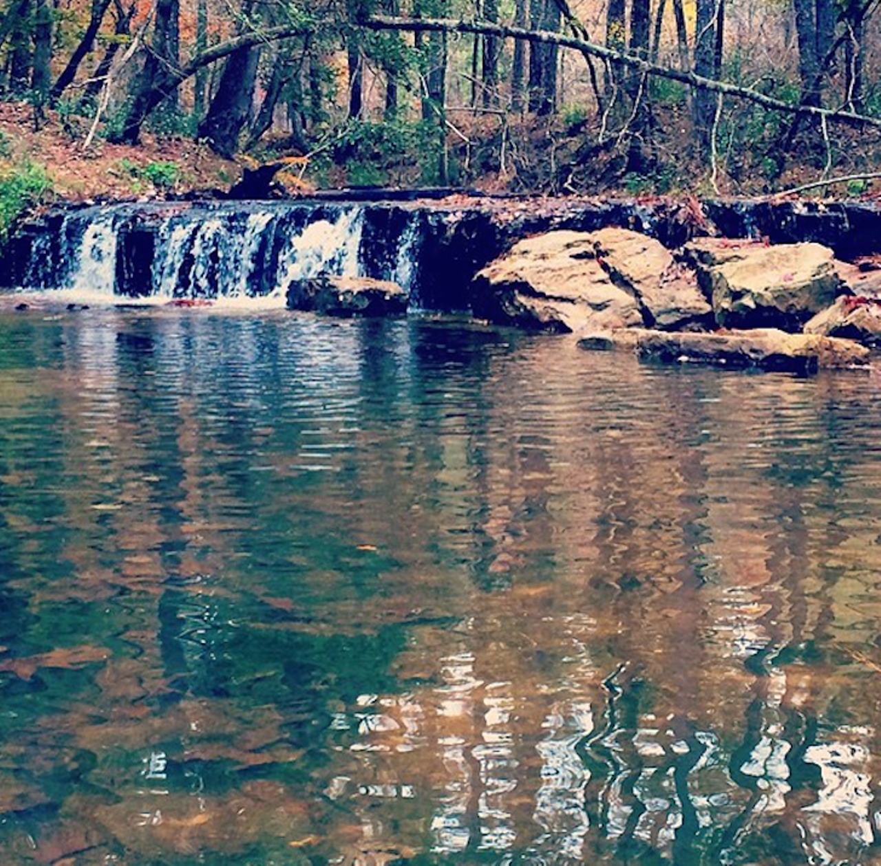 Boykin Springs in Angelina National Forest   
111 Walnut Ridge Road, Zavalla, Texas 75980, (936) 897-1068, fs.usda.gove
Hike the Sawmill Trail winding through Angelina National Forest to check out the park's waterfall as well as the ruins of the Aldridge Sawmill.
Photo via Instagram (instagramtexas)