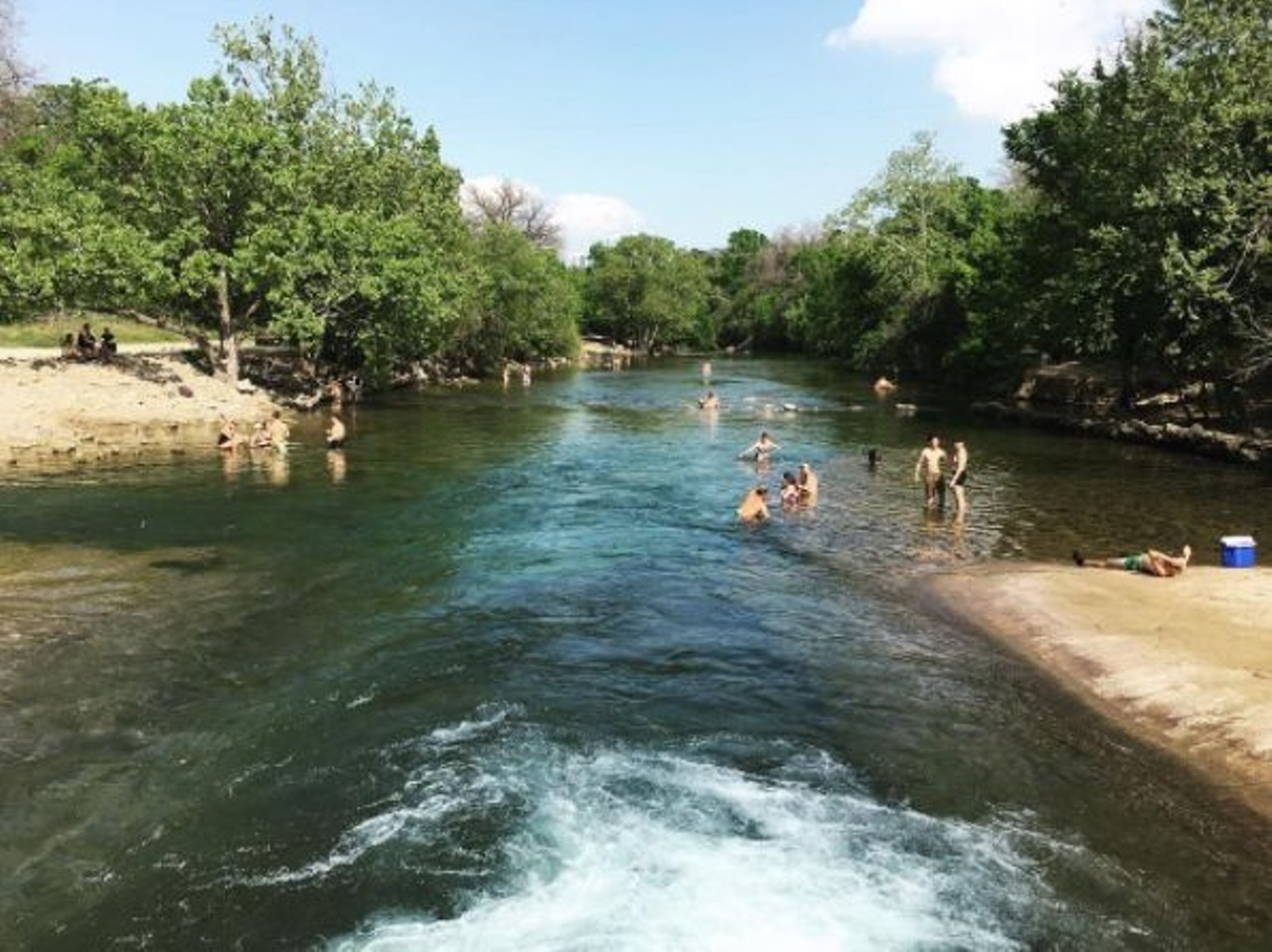 Barton Springs
2201 Barton Springs Road, Austin, (512) 867-3080, austintexas.gov
Play a few rounds of ultimate frisbee in the nearby Zilker Park, then cool off with a swim.
Photo via Instagram, olivialsilvestri