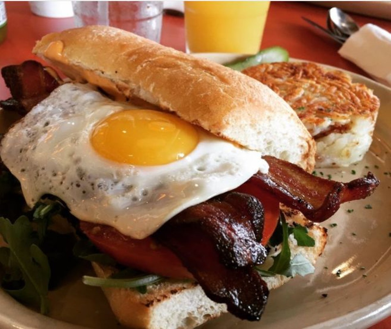 Snooze
255 E. Basse Rd. Suite 160, (210) 937-1063, snoozeeatery.com
The Denver-based, all-breakfast-foods-all-the-time chain, will opened its doors March 1 inside the former EZ's Brick Oven and Grill at The Quarry. With menu items that such as breakfast pot pie and pineapple upside down pancakes, this place has easily become a favorite among San Antonians.
Photo via Instagram,  beyonndblessed