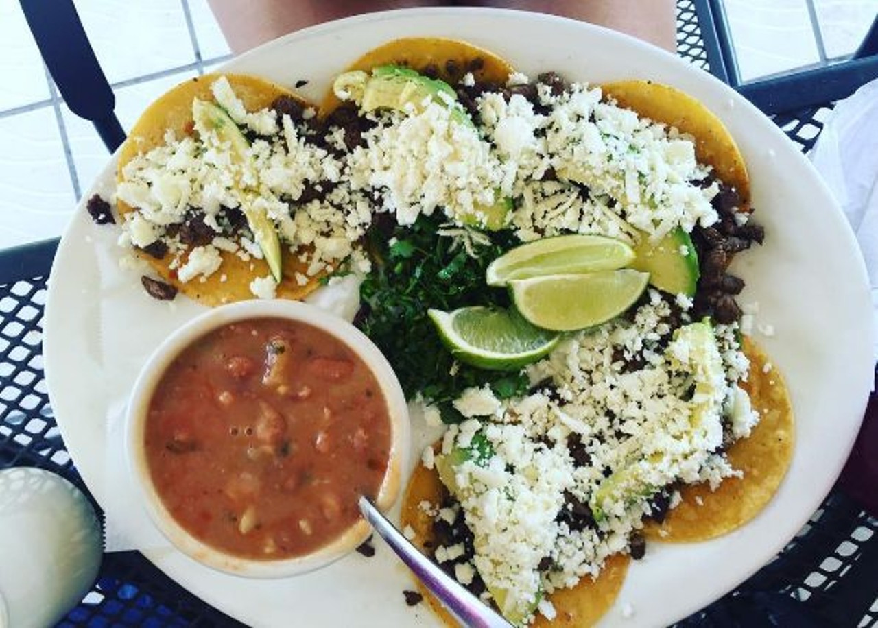 El Milagrito Cafe
521 E Woodlawn Ave, (210) 737-8646, elmilagritocafe.com
You can trust these tacos to come through when your head is pounding.
Photo via Instagram, lawson_dnago