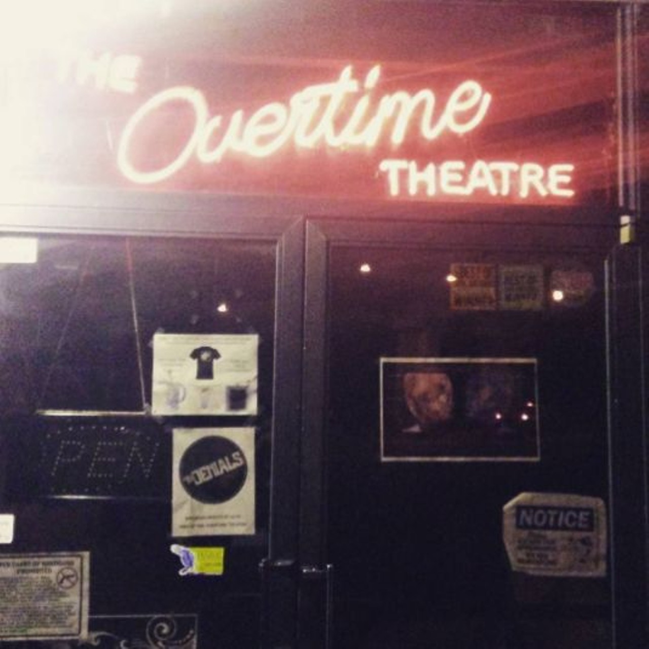 The Overtime Theater 
5409 Bandera Road, (210) 557-7562
Visit this theater with a six pack in hand. 
Photo via Instagram, jninotx