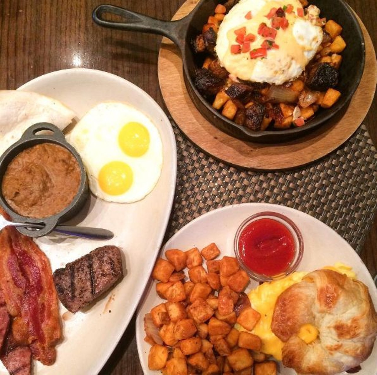 Cibolo Moon
23808 Resort Parkway, (210) 276-2500
Bring your appetite to Cibolo Moon&#146;s brunch buffet and take advantage of the tequila bar.
Photo via Instagram, s.a.vory
