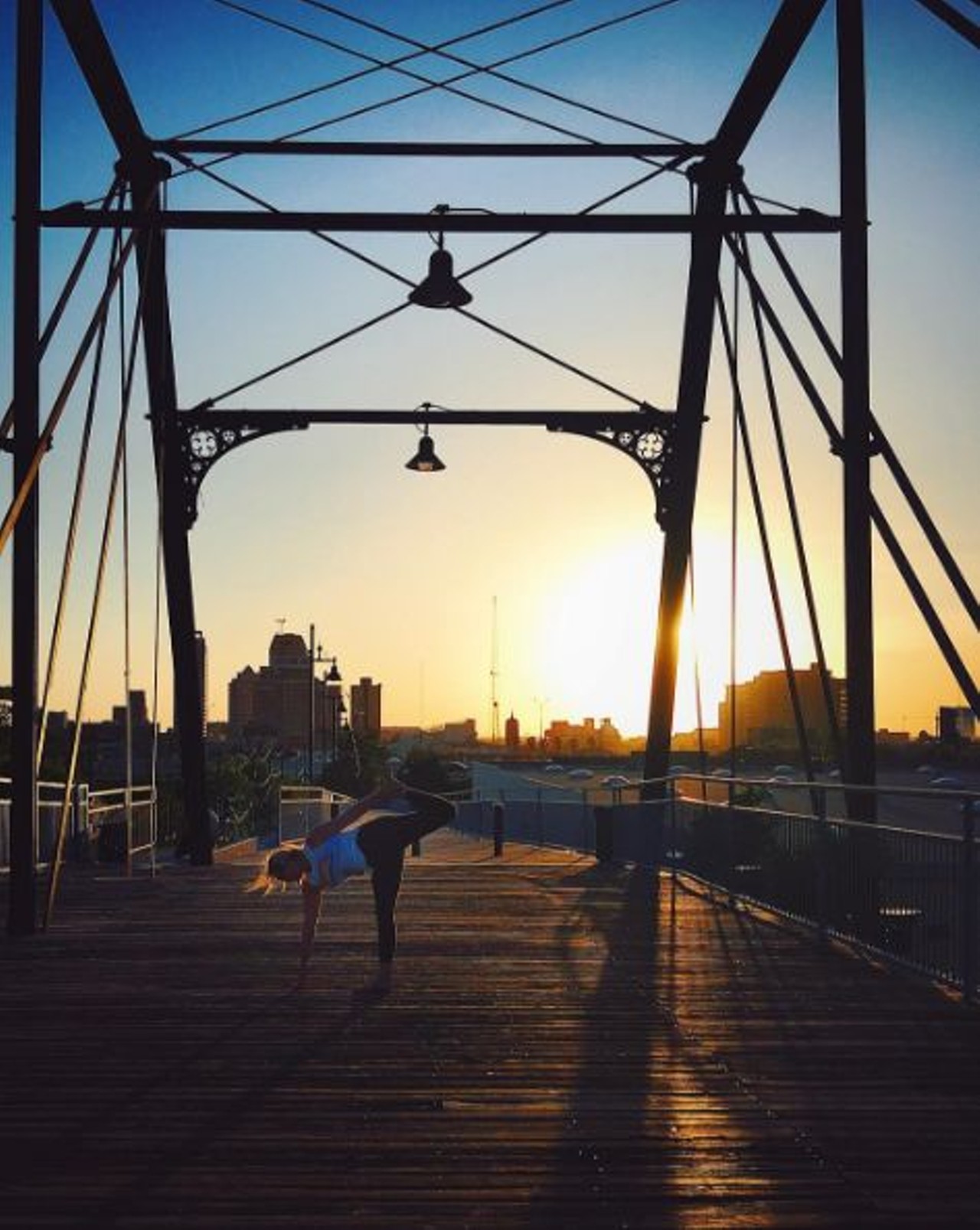 Watch the sunset from Hays Street Bridge
803 N. Cherry St., (210) 207-0970, facebook.com
San Antonio&#146;s favorite bridge is a prime spot for yoga and photoshoots, so why wouldn&#146;t you admire the beautiful Texas sky from here?
Photo via Instagram, hayleytheyogi