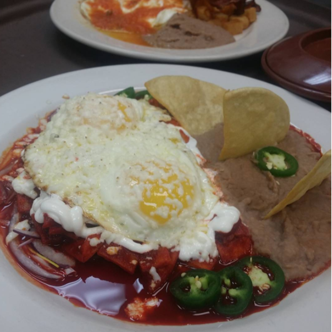 Aldaco&#146;s Mexican Cuisine-Stone Oak
20079 Stone Oak Pkwy, (210) 494-0561, aldacosrestaurants.com
How do $4 Bloody Marys and $3 Mimosas sound? Pair them with a breakfast chile relleno or chilaquiles San Antonio with puntas de puerco 11 a.m. to 3 p.m. Saturday and Sunday for a complete brunch experience.
Photo via Instagram, blanca_aldacos
