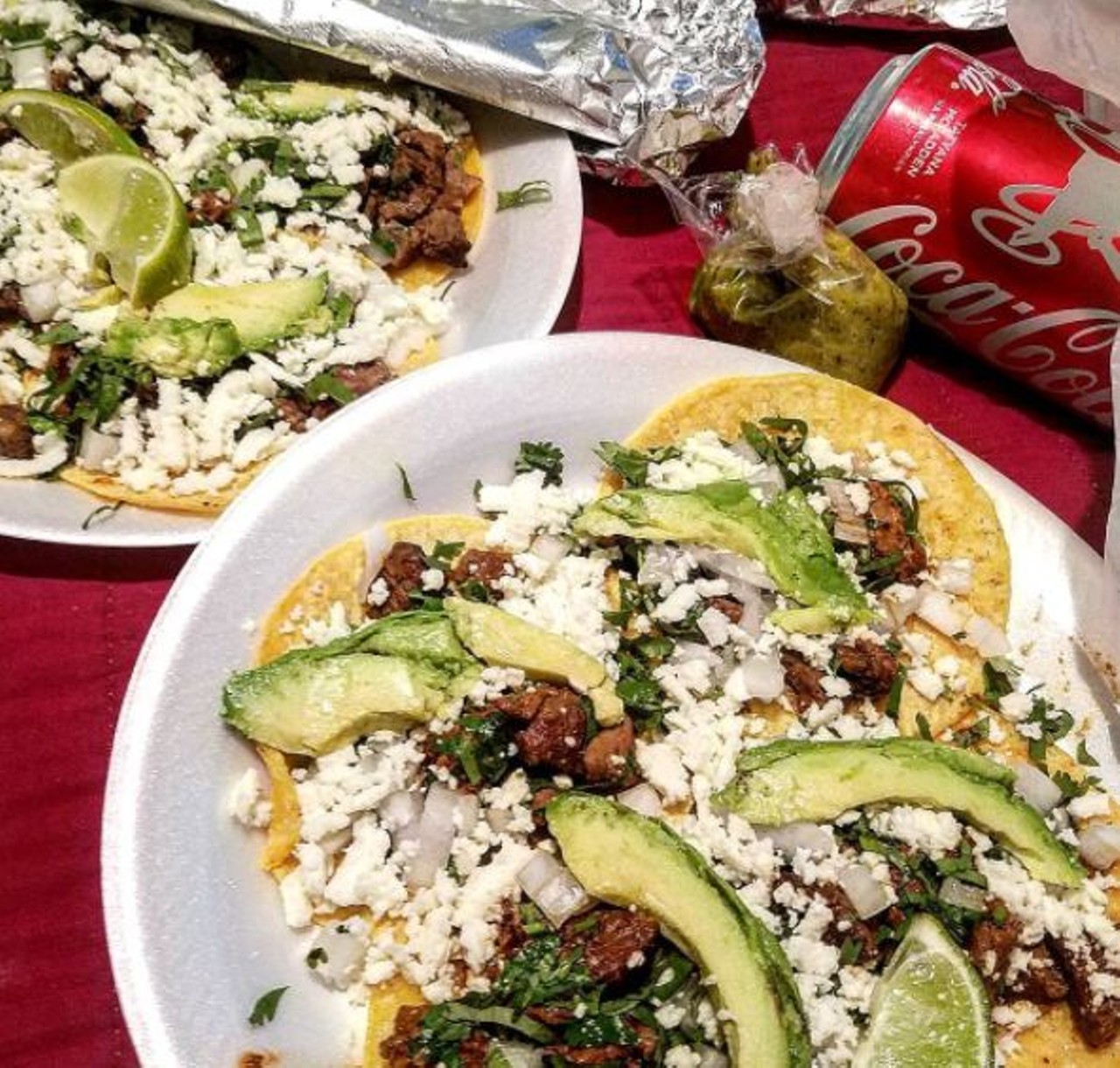 Tacos El Regio
2726 N St. Mary's St., (210) 590-8817
Get trashy at Faust Tavern or have a more dignified drink at Limelight, just be sure to make your way to this prized taco truck by the end of the night.
Photo via Instagram, celereyncarrots