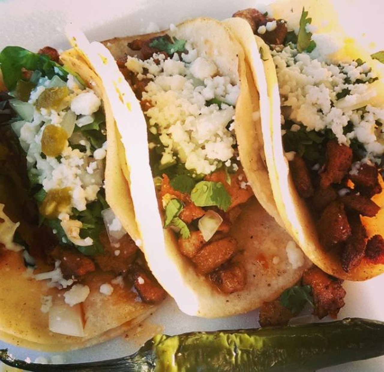 Gordo&#146;s Mini Tacos And Snacks
6613 Lake View Dr., (210) 218-7287
What is a night without your Netflix, your snacks, your mini tacos?
Photo via Instagram, emilymyerly