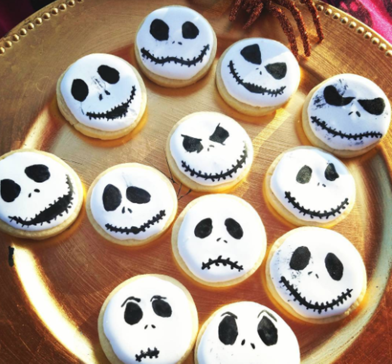 Cherry Pop Bake Shop
(210) 394-3364
Taste the many faces of the scary Jack Skellington with Cherry Pop sugar cookies. Available through various pop-ups and orders.
Photo via Instagram, cherry_pop_bakeshop