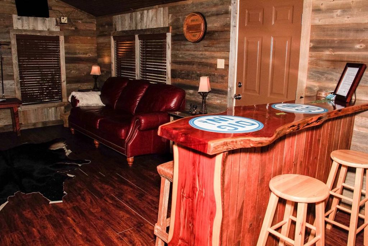 8th St. Cowboy Haus, Bandera
With plenty of cowboy-themed furnishings, it's the perfect getaway for a couple looking to escape the big city while staying close to its amenities. Guests enjoyed both the location and the hospitality of the hosts.
$67/night