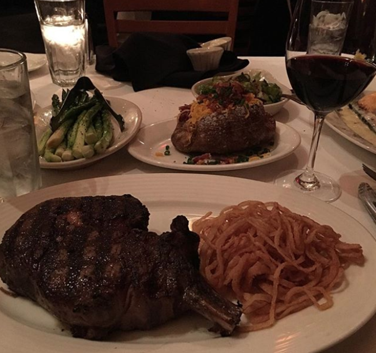 Kirby’s Steakhouse
123 N Loop 1604 E, (210) 404-2221, kirbyssteakhouse.com
Go for something with a twist and order up the pepper steak – the Filet Mignon pressed in cracked peppercorn and Cognac pepper sauce.
Photo via Instagram / xayevier