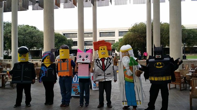 Vote for UTSA 'Lego Movie' Costumes in George Takei's Halloween Costume Contest