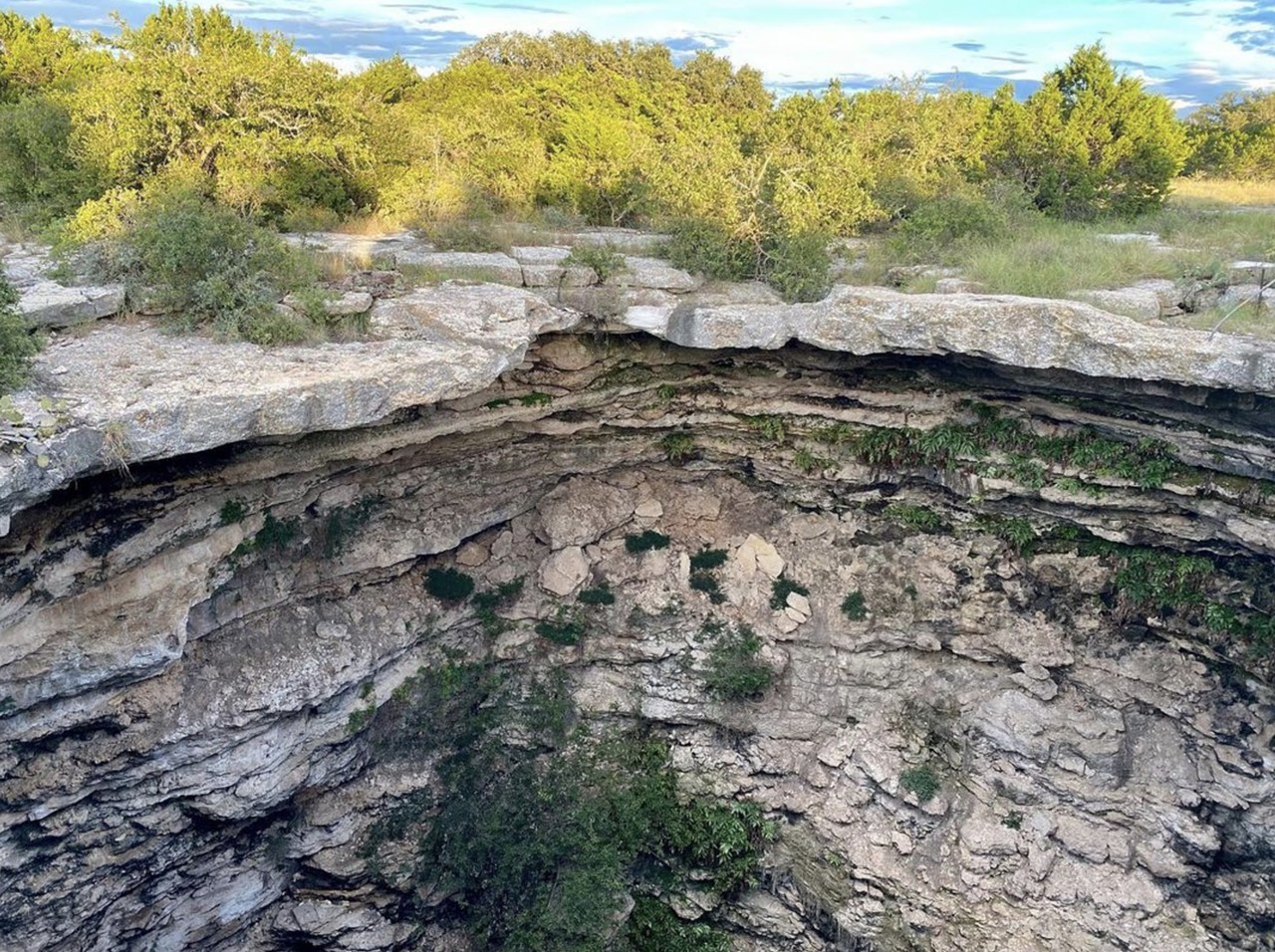 Devil's Sinkhole State Natural Area
101 N. Sweeten St., Rocksprings, (830) 683-2287, tpwd.texas.gov
Fans of the Mexican free-tailed bat should definitely plan a visit to the Devil’s Sinkhole, a natural bat habitat. The national natural landmark houses one of the state’s largest colonies of bats of this kind. And here’s another reason why this spot is so badass: the enormous cavern is vertical, meaning that the bats literally fly out of the ground. Official bat tours are held from May-October each year.
Photo via Instagram / tammiebernal