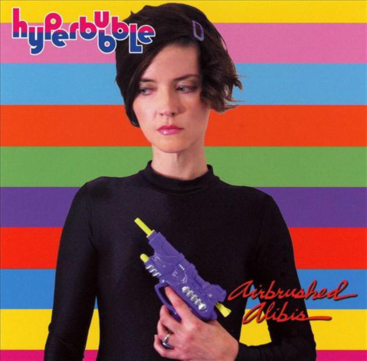 Hyperbubble: "Airbrushed Alibis"
San Antonio husband-wife duo Jeff and Jessica DeCuir cranked out a number of delightfully subversive synth-pop releases from the 2000s to the present, including this catchy and colorful 2007 album that may be their best.
Photo via Filthy Little Angels