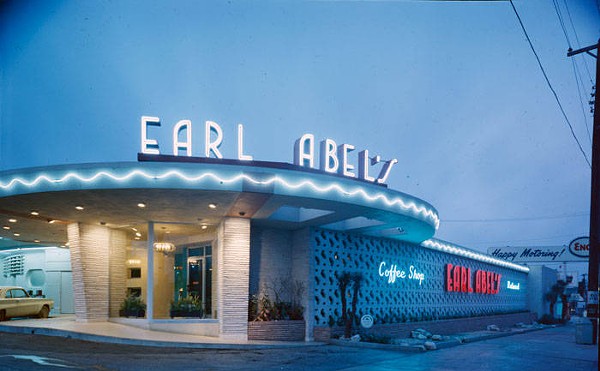 Earl Abel's
Located at Broadway and Hildebrand, this iconic San Antonio restaurant was enjoyed by generations for its fried chicken, pies, breakfasts and other comfort food. It opened in 1933 but was displaced in 2006 by the construction of a luxury condo tower. New owners kept the SA favorite going in two new locations but finally threw in the towel last year due to post-pandemic pressures. 

Photo via UTSA Libraries Digital Collections
