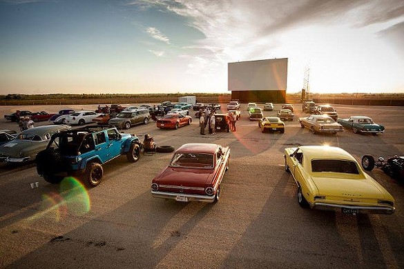 See an Outdoor Movie
Seeing a flick through the windshield of your car or in a socially distanced outdoor space is a great way to lose yourself for a couple of hours. Look for the offerings at Fiesta Texas and those from Slab Cinema, or work a road trip into the deal and head to the Stars & Stripes Drive-In in New Braunfels. 
Photo Courtesy of Stars and Stripes Drive-In Theater