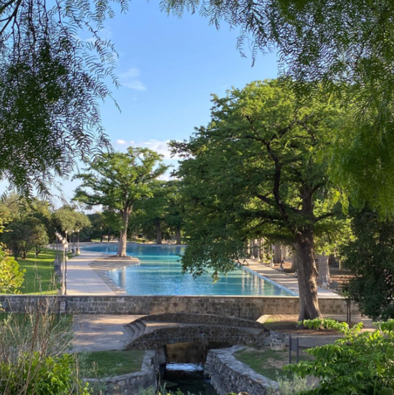 Swim at San Pedro Springs Park
2200 N. Flores, (210) 732-5992, sanantonio.gov
With free open swim on Monday, Wednesday, Friday and weekend afternoons, who’s to say no to a dip in one of San Antonio’s biggest pools, located in the second-oldest park in the country.
Photo via Instagram / caroleckelkamp