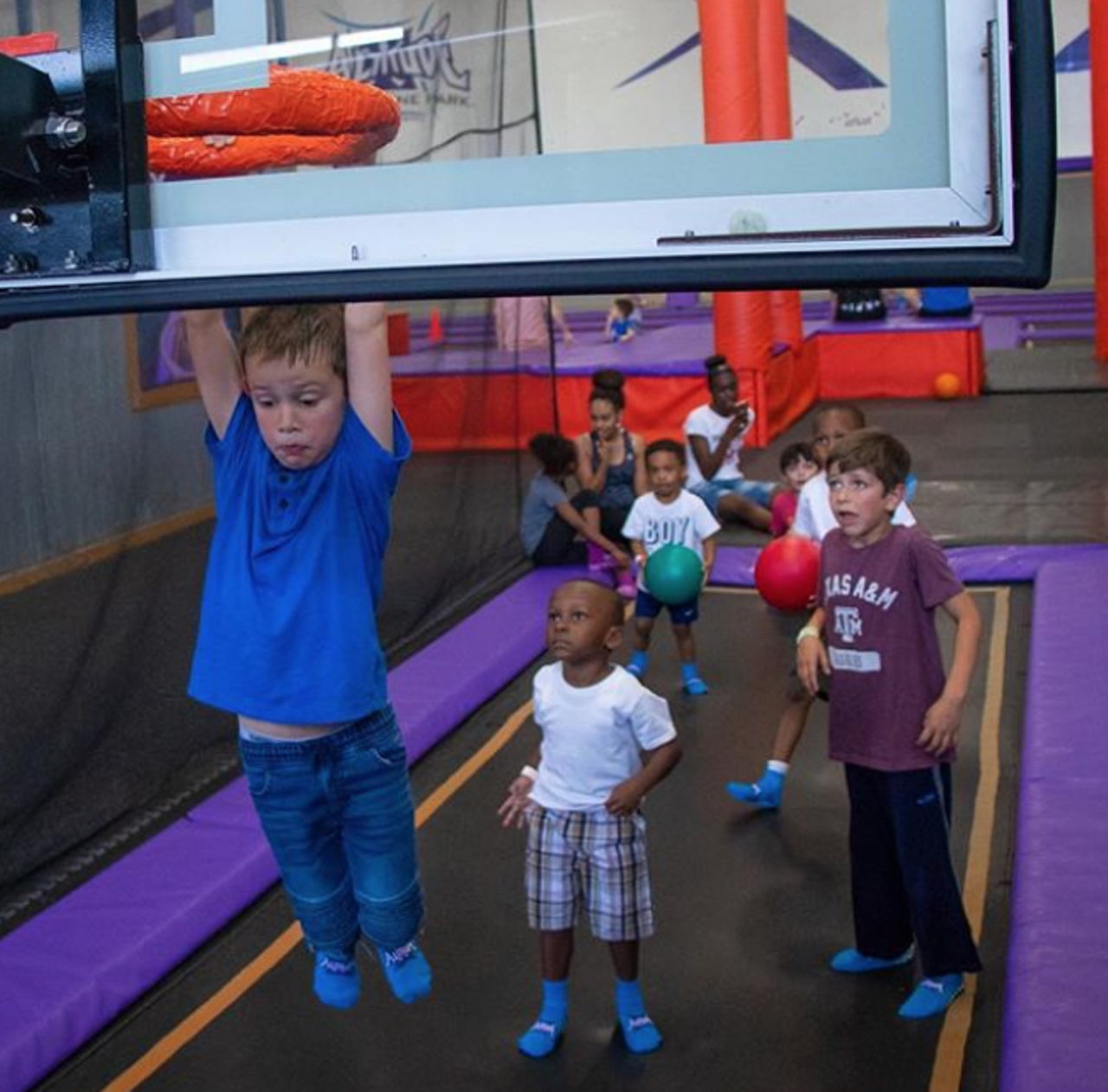 Get jumping at Altitude Trampoline Park
11075 I-10 #126, (210) 697-5867, altitudesa.com
Folks of all ages will have a blast waiting out the rain at Altitude. Whether you want to jump high, do flips or go up against the new rock wall and challenge course, you’ll definitely wear yourself out at this high-energy spot.
Photo via Instagram / altitude_satx