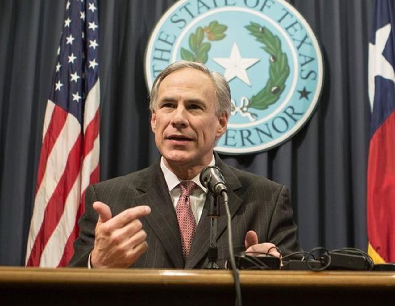 14. Gov. Greg Abbott doesn't live here. 
And San Antonio's fought him in court.