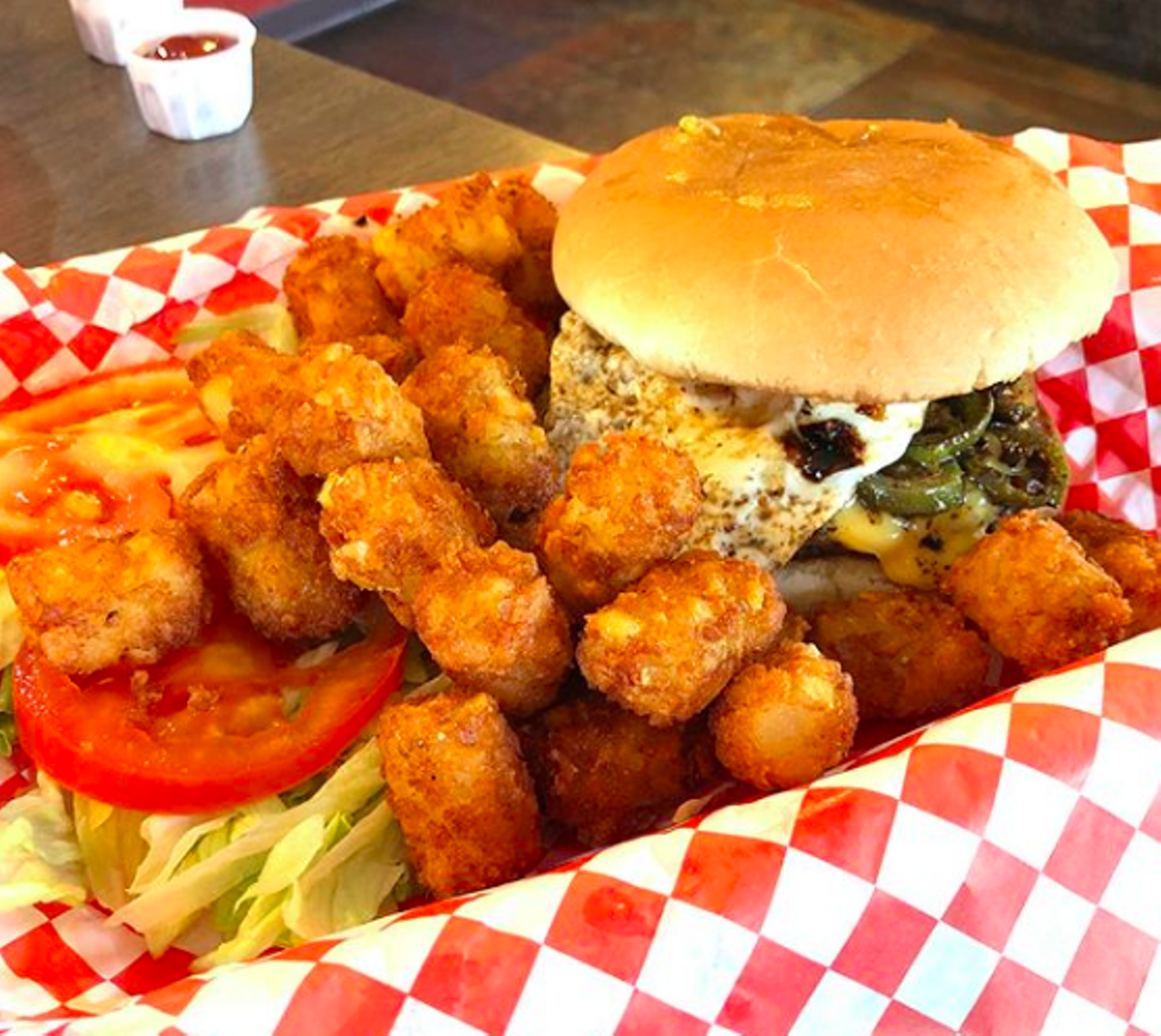 Kenny’s Burgers
1927 Goliad Road, (210) 337-1355, kennysburgers.com
This low key spot makes greasy burgers that hit the spot whenever you need something scrumptious, plus fries, tots, onion rings and even sweet potato fries. Yup, you don’t want to ignore this spot.
Photo via Instagram / tog218