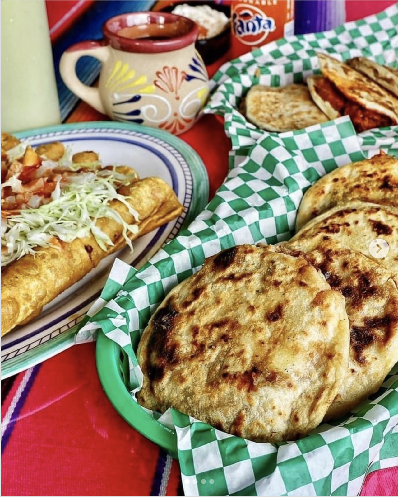 Gorditas Mi Torreón
5201 S Flores St, (210) 908-9617, facebook.com/vaneemota82
It's cheap. It's good. And it's authentic. Gorditos Mi Torreón serves up guisos like asado, frijoles con queso, and papas rojas, and all for under $3. Don't forget to pair your order with one of their authentic Mexican cokes or freshly squeezed juices. 
Photo via Instagram / Gorditas_mi_torreon