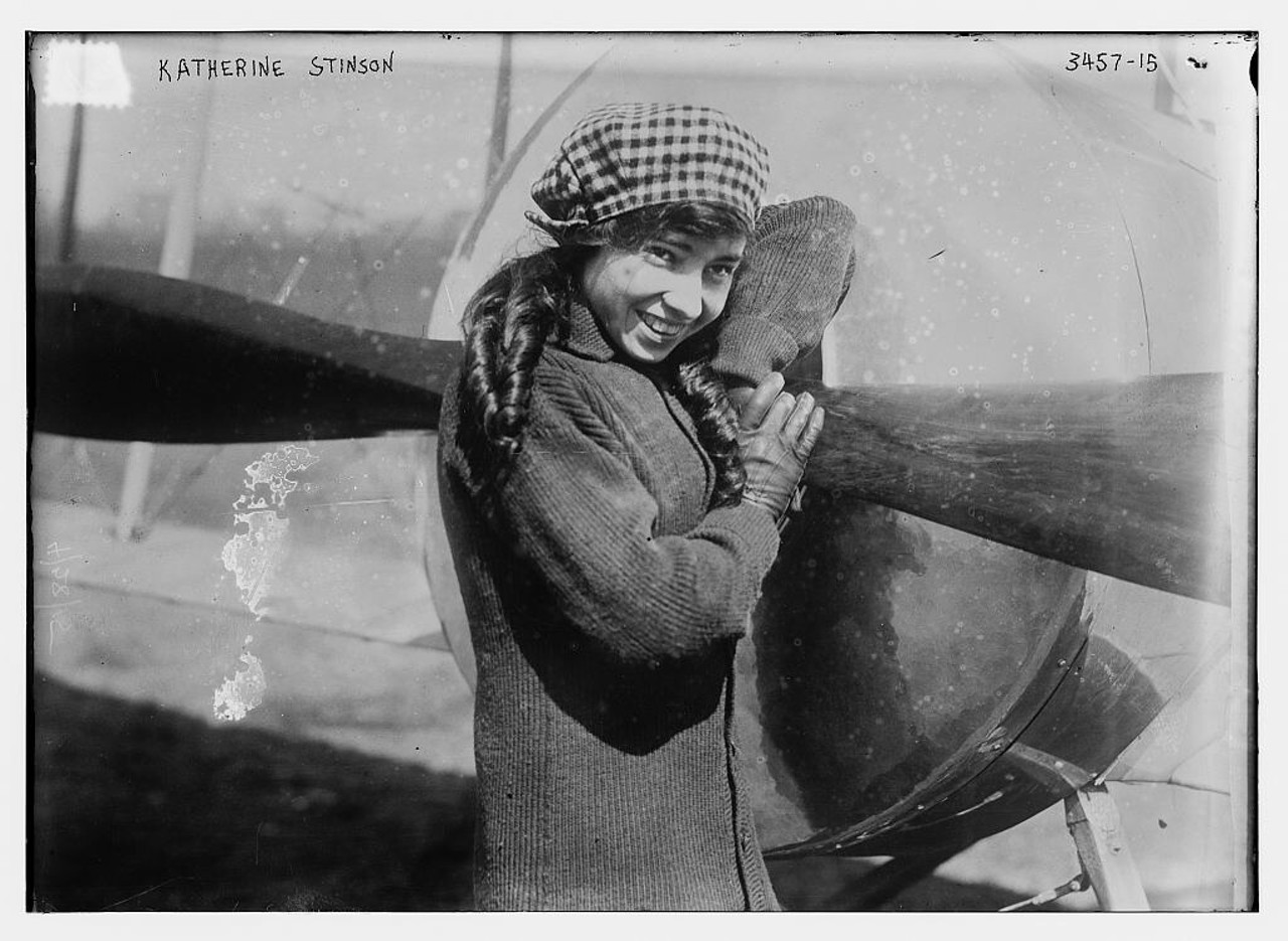 Katherine Stinson, the namesake for Stinson Middle School, was the fourth woman to receive a pilot’s license in the U.S. 
Stinson, who lived in San Antonio in the early 1900s, set flying records for distance, endurance and aerobatic maneuvers. Stinson Municipal Airport is named after her family, full of pilots, and is the second oldest general aviation airport in the country.