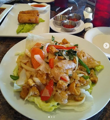 Thai Chili
Multiple locations, (210) 607-9413, thaichili.net
Authentic healthy Thai cuisine. Call (210) 607-9413 for delivery from either location or order through Grubhub, Favor, Beyond Menu, Eat Street or The Deliver Ring. 
Photo via Instagram  
plantbasedciara