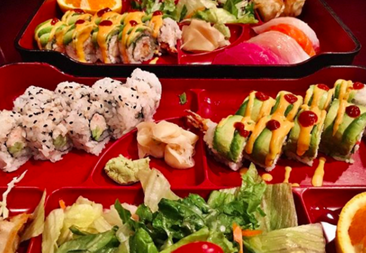 Osaka Steak & Sushi
Multiple locations, osakasteaknsushi.com
Tepanyaki style Japanese cuisine as well as sushi and noodles. Pickup and delivery available through DoorDash, Postmates, UberEats, Grubhub, goPuff and Favor. 
Photo via Instagram /  
eat_it_b