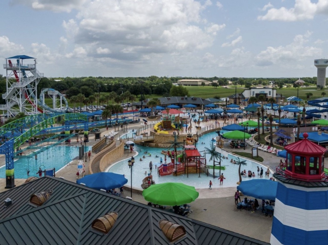 Pirates Bay Water Park
5300 E Road, Baytown, (281) 422-1150, baytown.org
Pirates Bay grants you access to an abundance of water slides, wave pools, a lazy river and designated areas for the kids to play! Everyone who packs it into the car will be glad they made the trip out to Baytown.