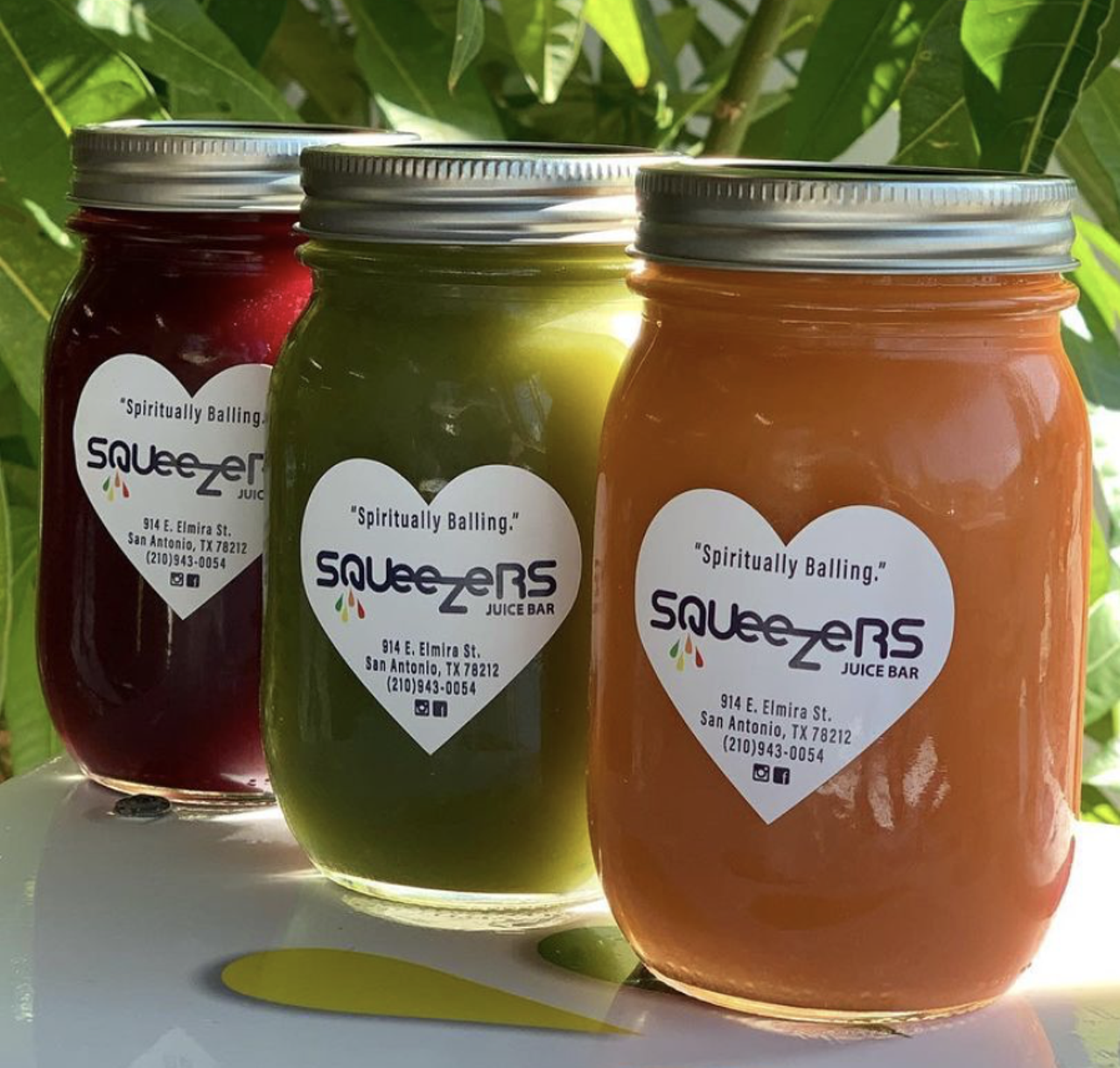 Squeezers
914 East Elmira, (210) 943-0054, facebook.com/SQUeeZeRSco
Squeezers has everything you could want in a juice bar. Not only can you get a cold-pressed, made to order juice, but they offer meal replacement smoothies and cleanses as well. 
Photo via Instagram / squeezersco