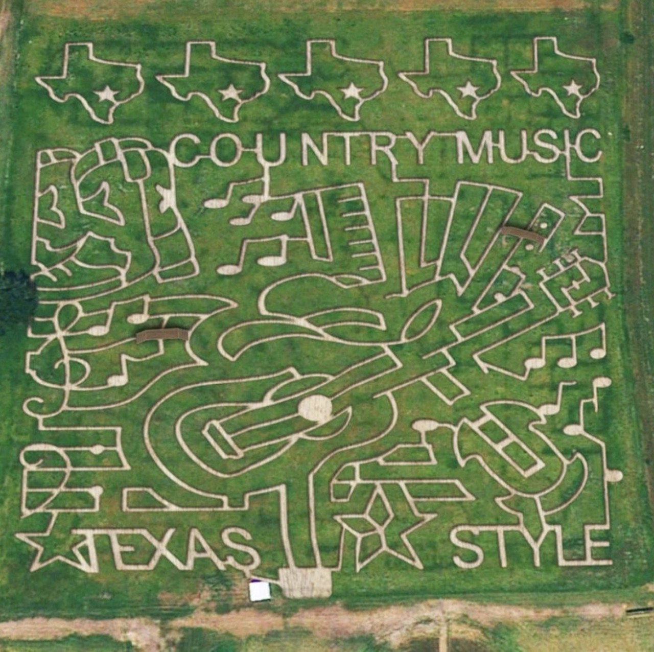 South Texas Maize at Graff 7A Ranch
911 US Hwy 90 East, Hondo, (830) 741-3968, graff7aranch.com
Get ready to rock out in this 7-acre corn maze, which is themed on country music this year. The ranch also has a pumpkin patch, farm animals and other fun activities.This year's fall season runs through November 21.
Photo via Instagram / graff7aranch