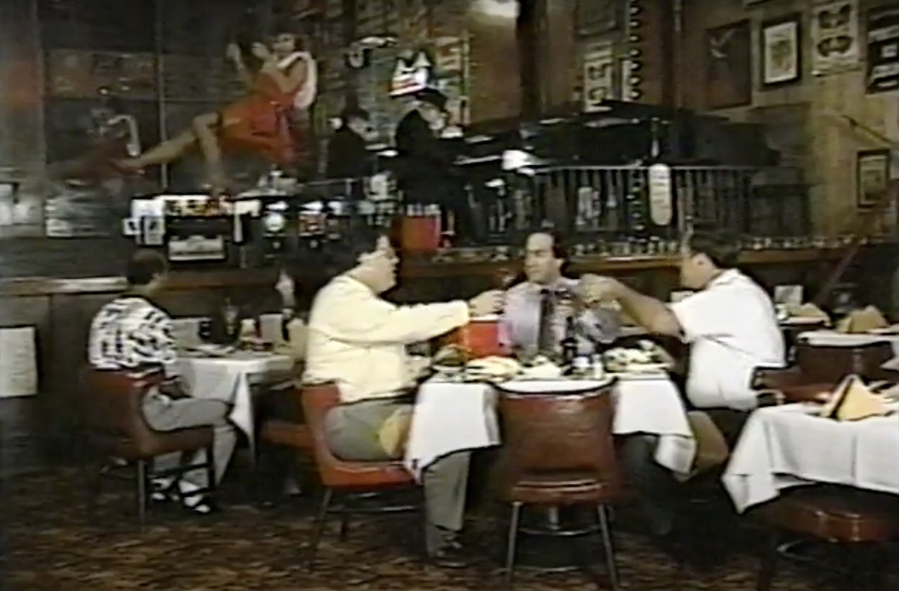 Old San Francisco Steak House
This decades-old restaurant is still around. Since its 1968 inception, it's been known as much for its retro décor and women on swings as its steaks.
Screenshot via YouTube / Bygone Buffalo