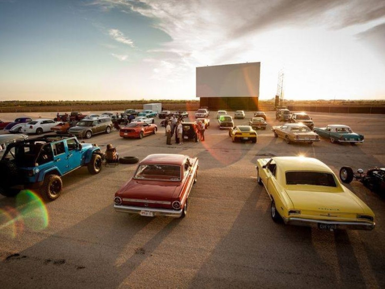 See a movie at the drive-in
1178 Kroescher Ln., New Braunfels, (830) 620-7469, driveinusa.com/nb
If you want to shake up your movie-going experience, you can head to the Stars & Stripes Drive-In in New Braunfels to enjoy a movie on the big screen from inside your air-conditioned vehicle.