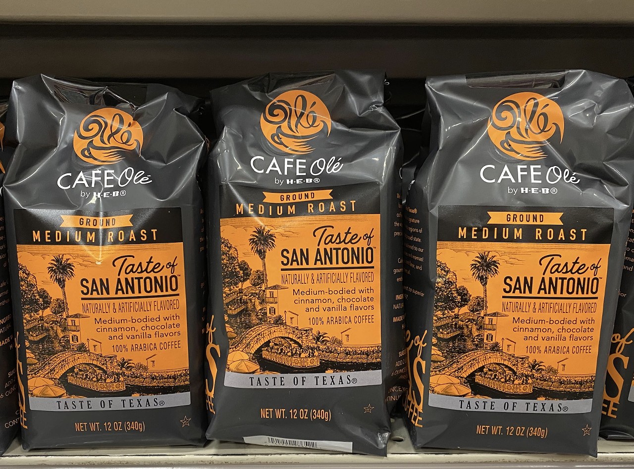Café Olé Taste of San Antonio Medium Roast Coffee
heb.com
H-E-B was smart enough to introduce its Café Olé’s “taste of” coffee flavors with flavors tailored to multiple big cities — including San Antonio. With undertones of cinnamon, chocolate and vanilla, its SA variety makes a great morning roast, and it comes in pre-ground bags, whole bean bags and K-cups.
